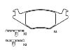 剎車片 Brake Pad Set:191 698 151 F