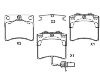 剎車片 Brake Pad Set:7D0 698 151 C