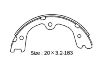 剎車蹄片 Brake Shoe Set:NN2078