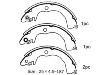 剎車蹄片 Brake Shoe Set:NR4034