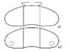 Bremsbelagsatz, Scheibenbremse Brake Pad Set:631 420 00 20