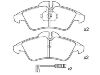 Bremsbelagsatz, Scheibenbremse Brake Pad Set:004 420 55 20