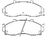 剎車片 Brake Pad Set:0K72A-33-28Z