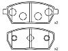 剎車片 Brake Pad Set:55200-62874