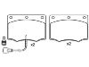 剎車片 Brake Pad Set:78GB-2K0-21-AA