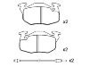 剎車片 Brake Pad Set:77 01 203 213