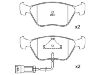 剎車片 Brake Pad Set:6 744 007