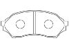 тормозная кладка Brake Pad Set:B2YD-33-28Z