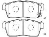 тормозная кладка Brake Pad Set:04491-97217