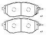 тормозная кладка Brake Pad Set:26296-AG000