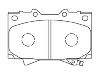 Bremsbelagsatz, Scheibenbremse Brake Pad Set:04465-60220