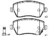 剎車片 Brake Pad Set:55810-62J00