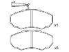 Bremsbelagsatz, Scheibenbremse Brake Pad Set:4252.43