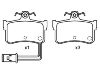 剎車片 Brake Pad Set:43022-SG9-V00