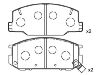 тормозная кладка Brake Pad Set:04491-28361