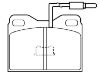 Bremsbelagsatz, Scheibenbremse Brake Pad Set:95588903